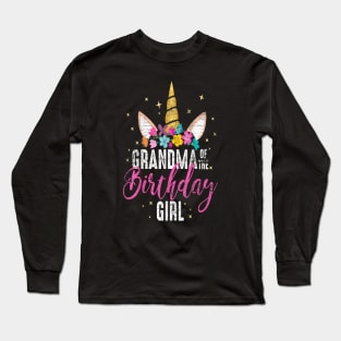 Grandma of the birthday girl Long Sleeve T-Shirt